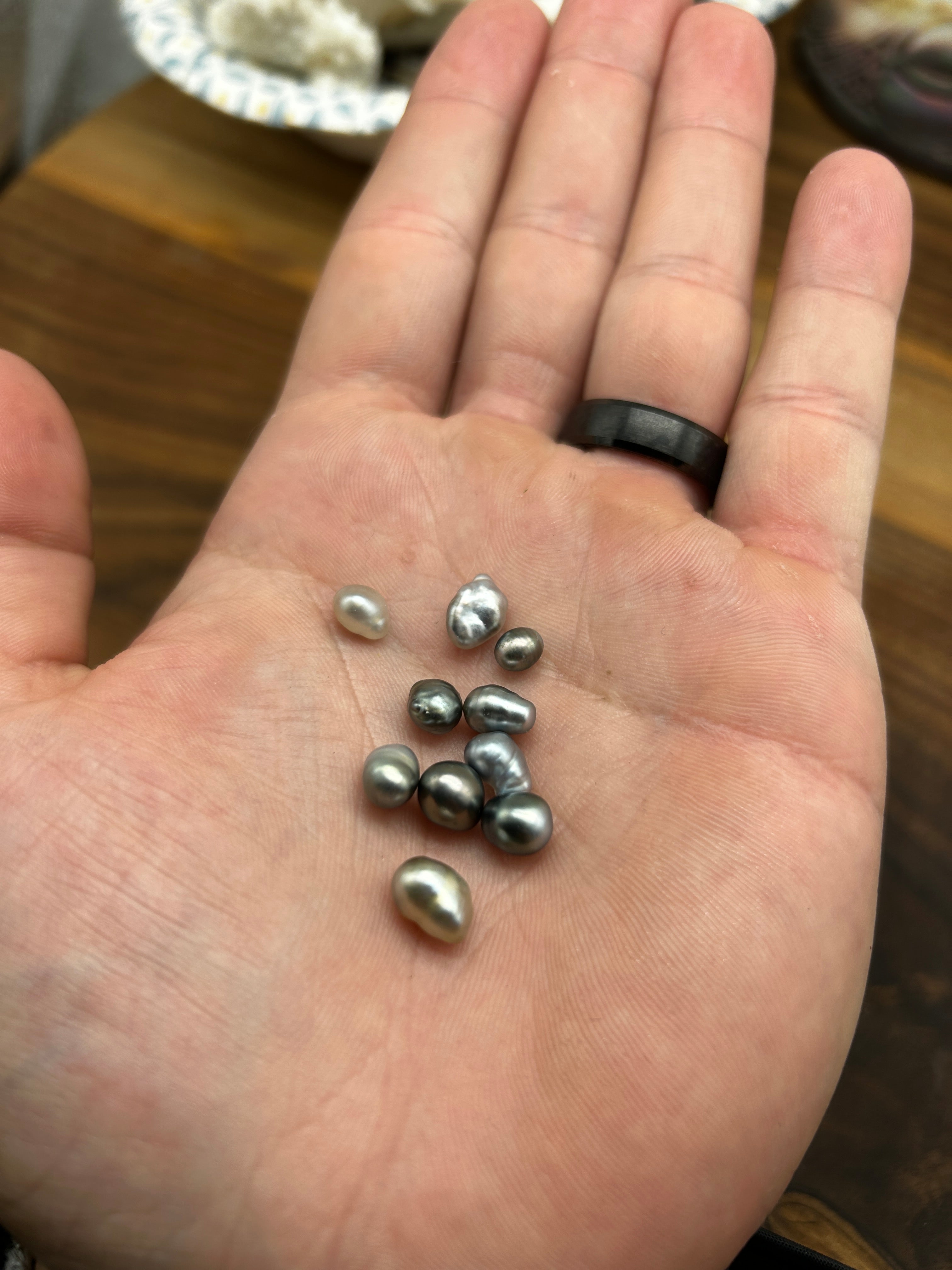 Tahitian Keshi Pearls