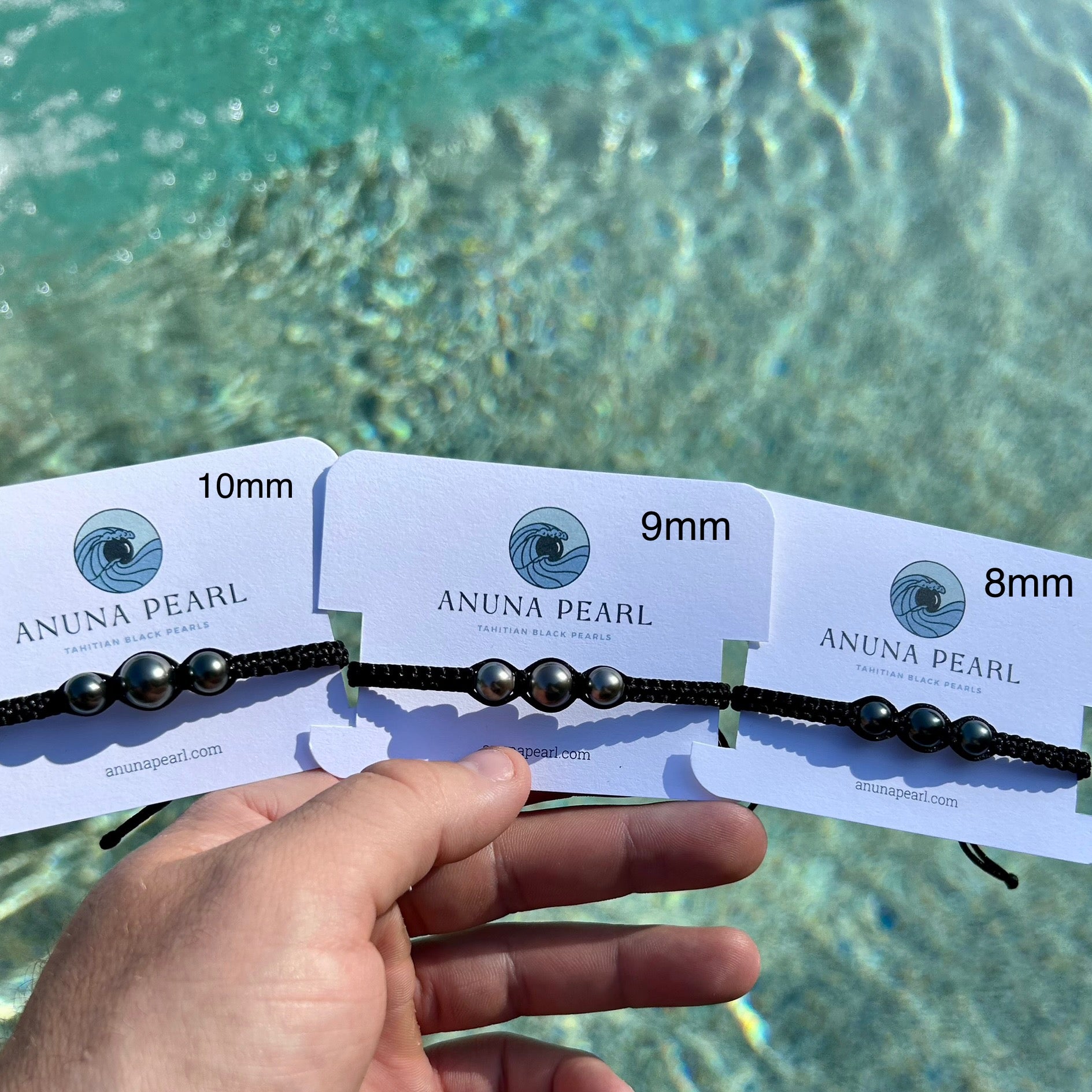 Hand-Braided Tahitian Pearl Bracelet - Unisex