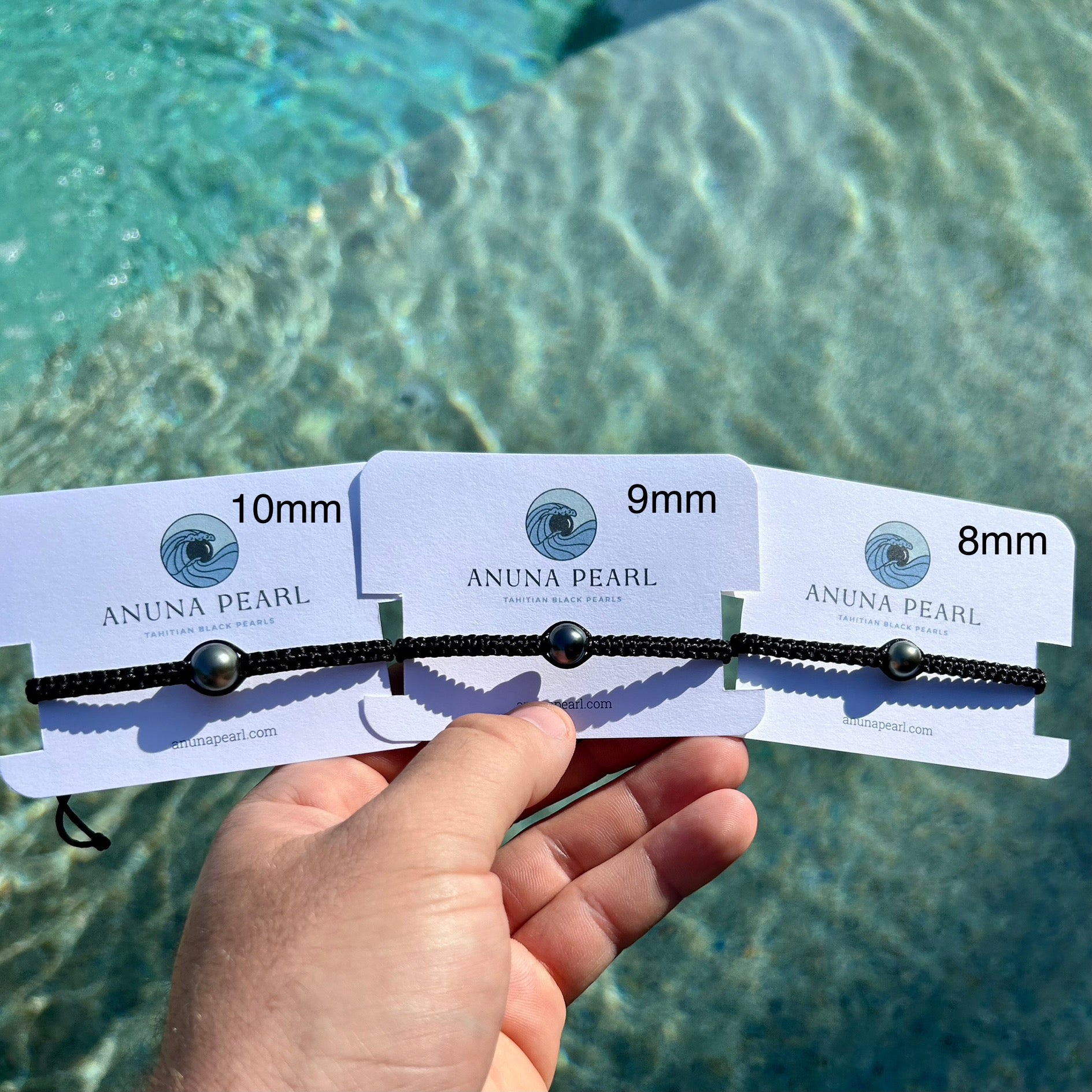 Hand-Braided Tahitian Pearl Bracelet - Unisex