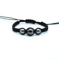 Takaroa Select Peacock & Silver Trio Bracelet