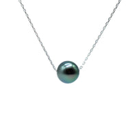 Select 9mm Floating Tahitian Pearl Necklace