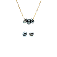 Keshi Floating Necklace and Keshi Stud Bundle