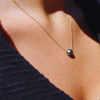 Floating Tahitian Pearl Necklace