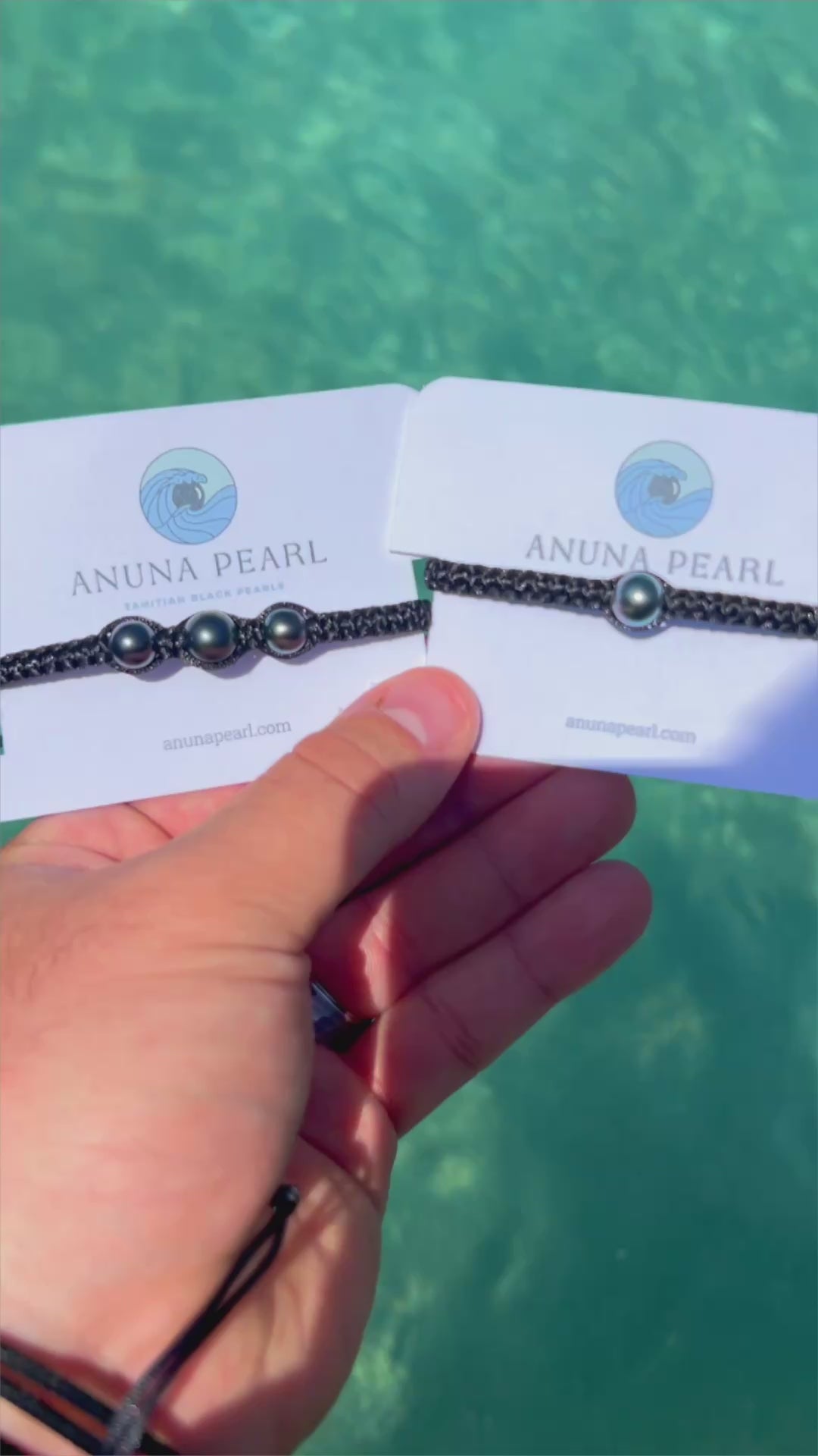 Hand-Braided Tahitian Pearl Bracelet - Unisex