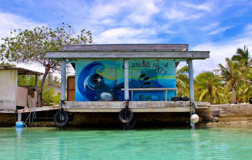 The Anuna Pearl farm on Takaroa