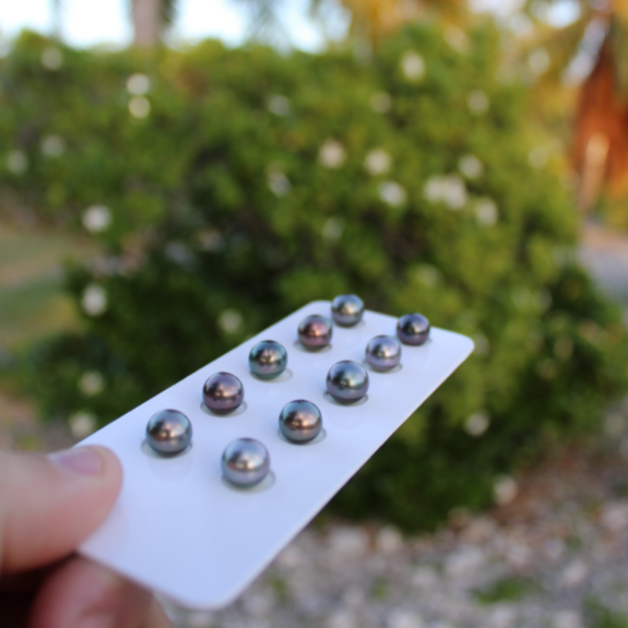 Round and Near Round Tahitian Pearls