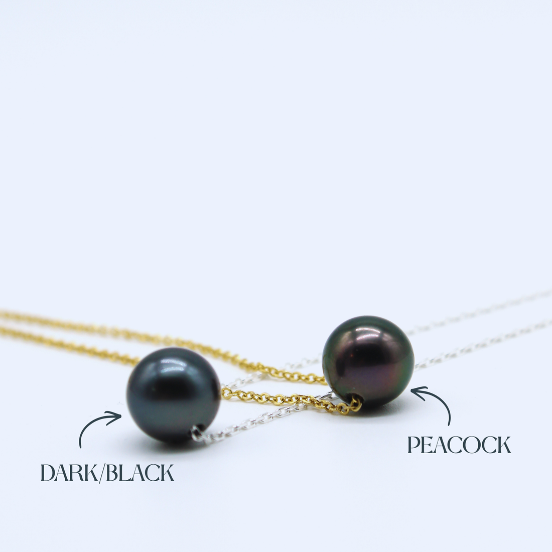 Floating Tahitian Pearl Necklace