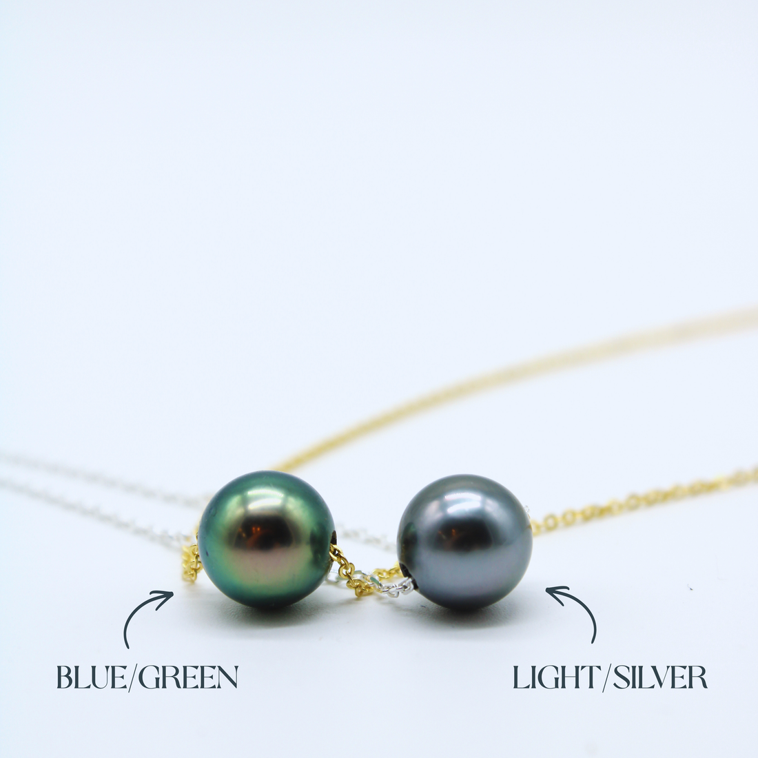 Floating Tahitian Pearl Necklace