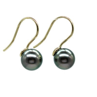 French Hook Earrings on 14K Yellow Gold