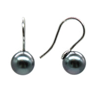 French Hook Earrings on 14K White Gold