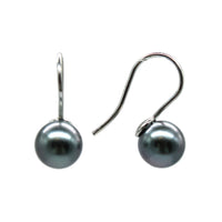 French Hook Earrings on 14K White Gold