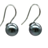 French Hook Earrings on 14K White Gold