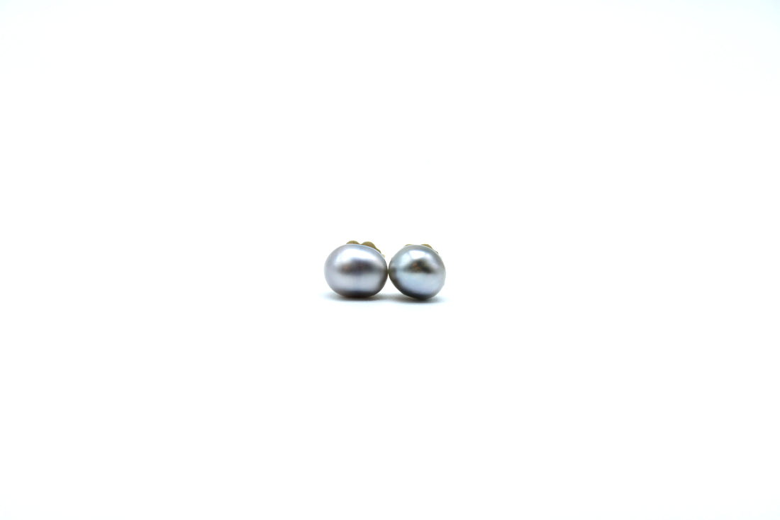 Keshi Stud Earrings on Gold Filled or Sterling Silver