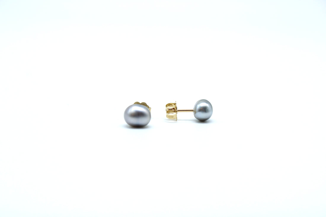 Keshi Stud Earrings on Gold Filled or Sterling Silver