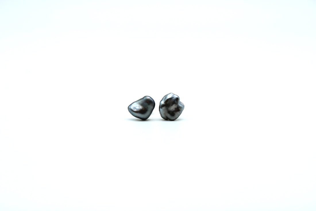 Keshi Stud Earrings on Gold Filled or Sterling Silver