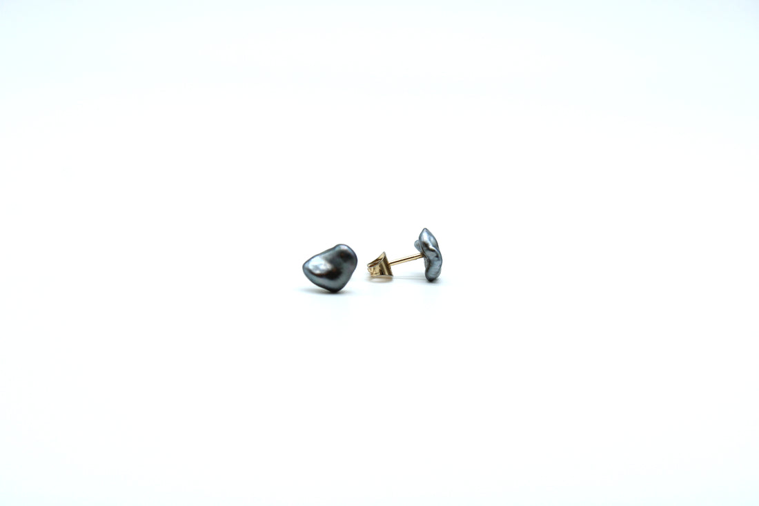 Keshi Stud Earrings on Gold Filled or Sterling Silver