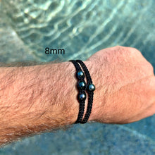 Load image into Gallery viewer, Hand-Braided Tahitian Pearl Bracelet - Unisex
