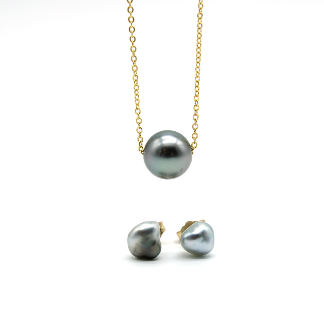 Floating Pearl & Keshi Stud Bundle
