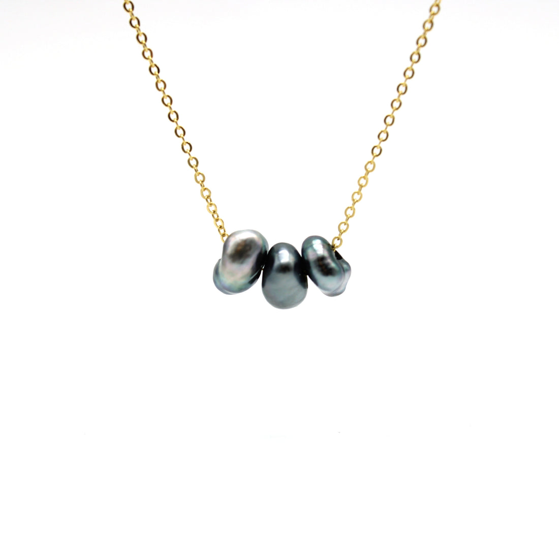 Floating Keshi Necklace