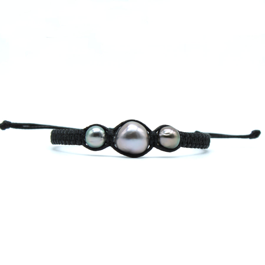 Takaroa Select Multicolor Trio Baroque Bracelet