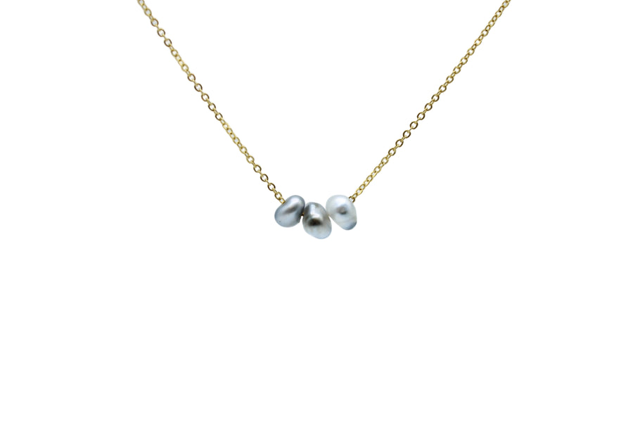 Floating Keshi Necklace