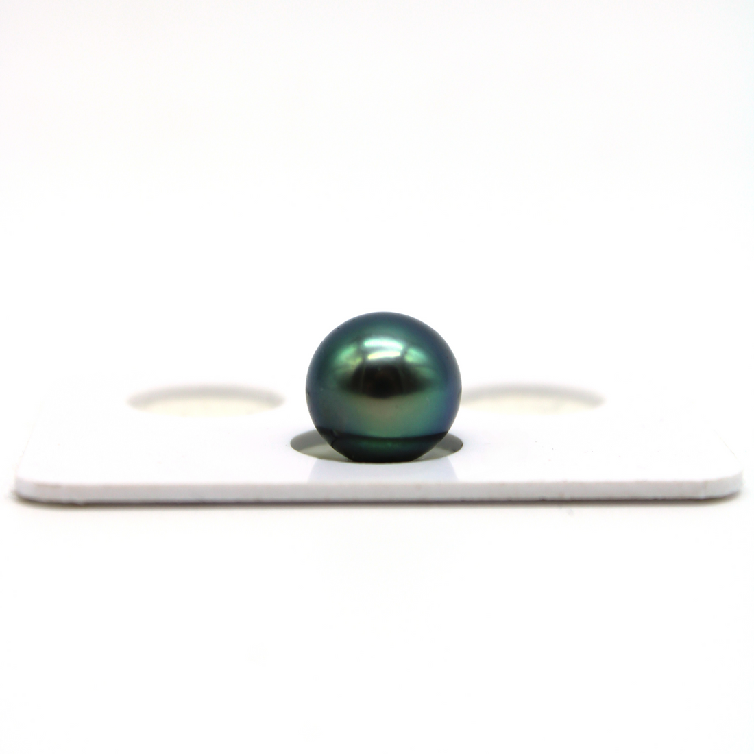 Blue Green Tahitian pearl — Floating Tahitian Pearl Necklace color option