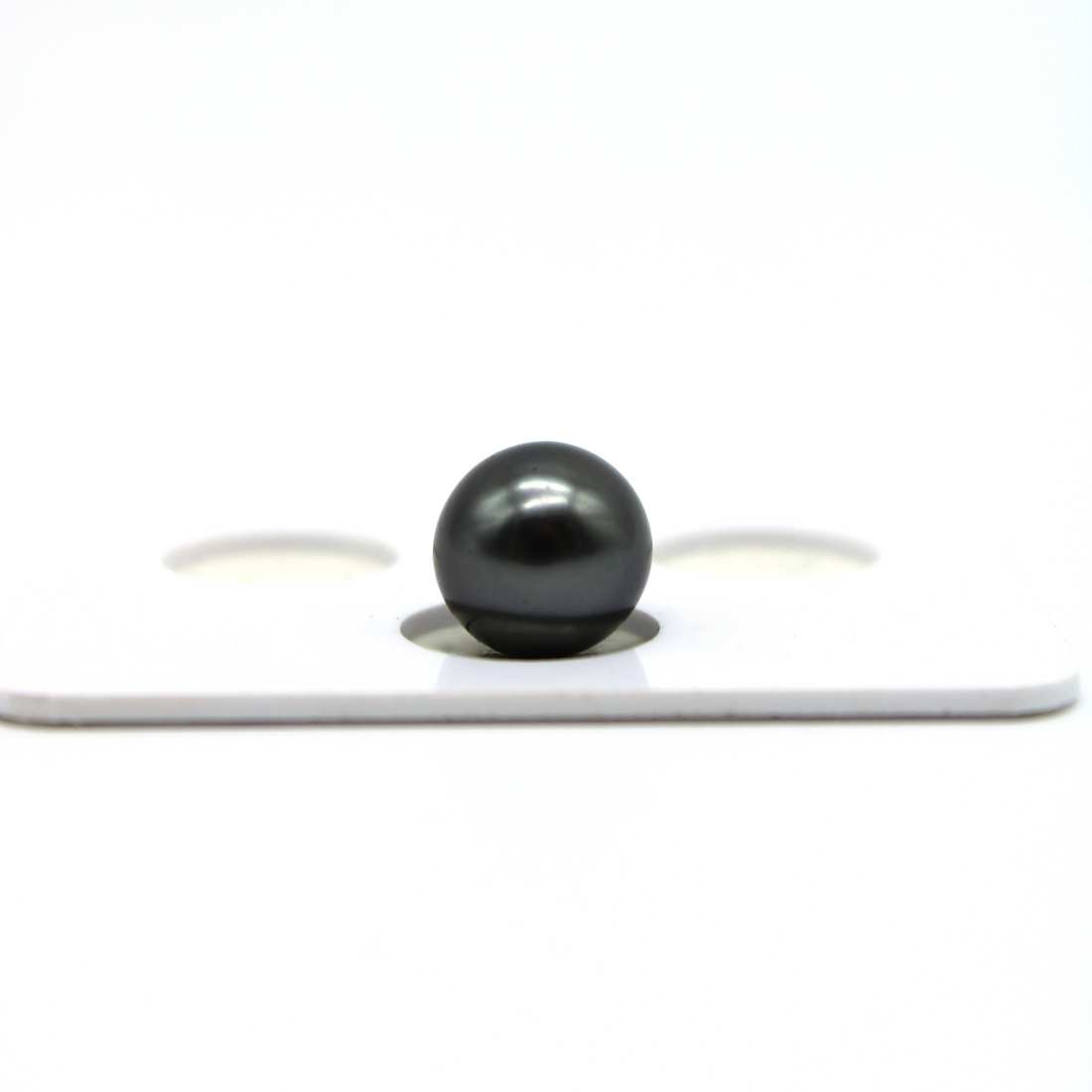 Dark/Black Tahitian pearl — Floating Tahitian Pearl Necklace color option