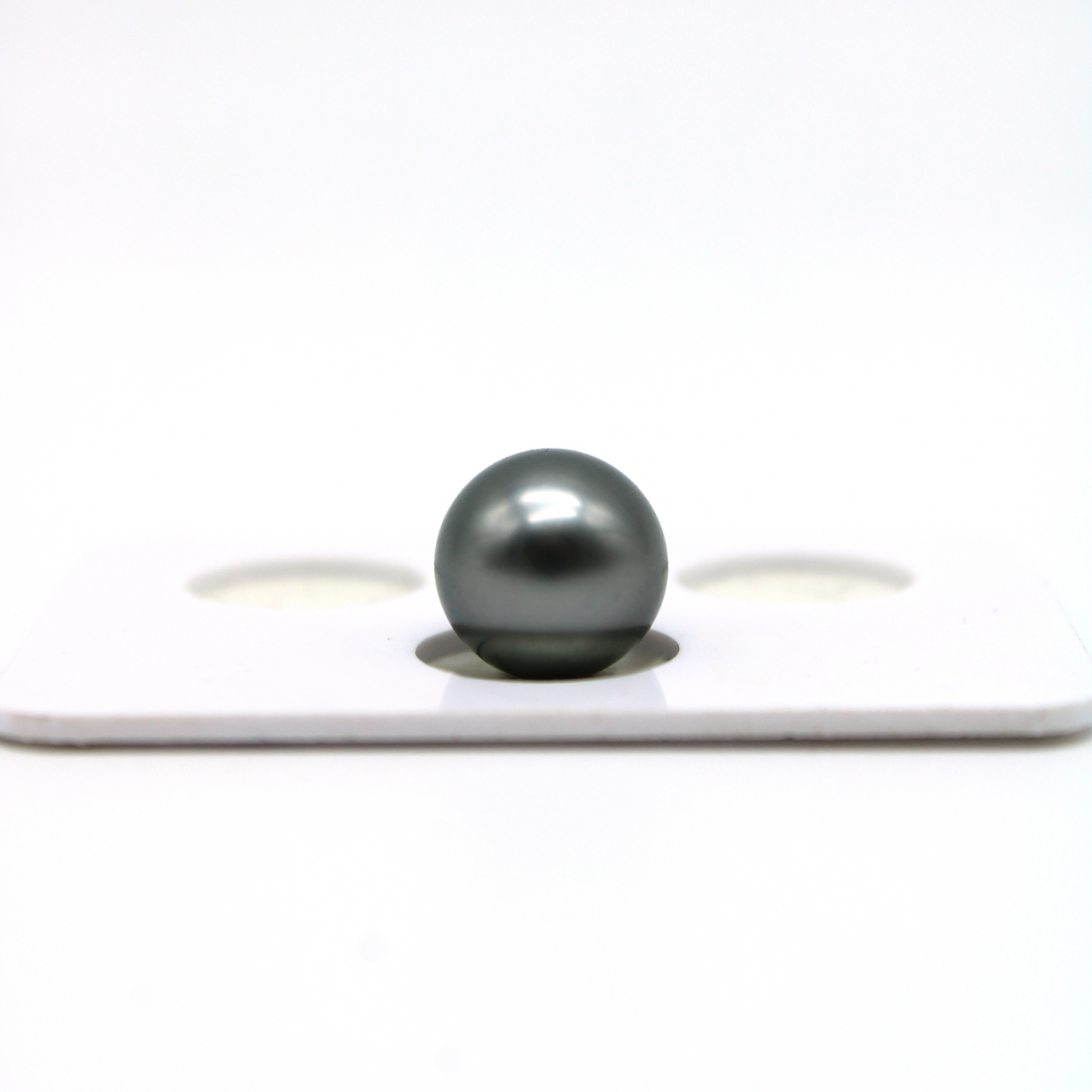 Light/Silver Tahitian pearl — Floating Tahitian Pearl Necklace color option